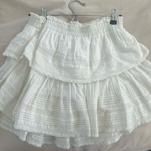 Loveshackfancy ruffle mini heritage skirt